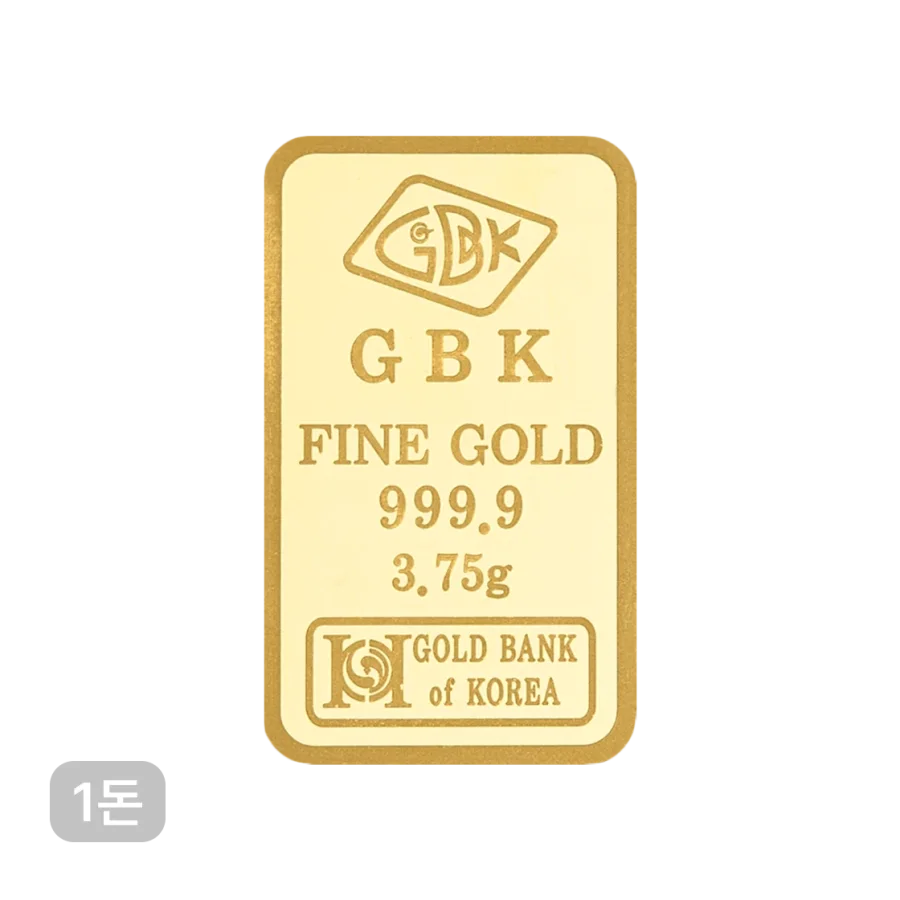 금 3대 검인마크 골드바 3.75g (랜덤 디자인)