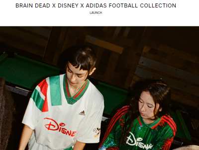 BRAIN DEAD X DISNEY X ADIDAS FOOTBALL COLLECTION 이미지 1