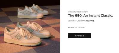 뉴발란스 The 950, An Instant Classic.