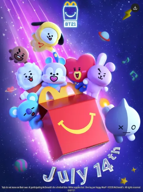 맥도날드 x BTS 피규어