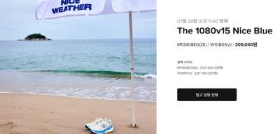뉴발란스 The 1080v15 Nice Blue