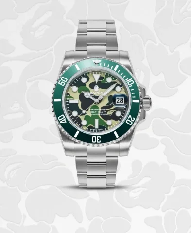 베이프 TYPE 1 BAPEX 카모그린 카모블루 이미지 3