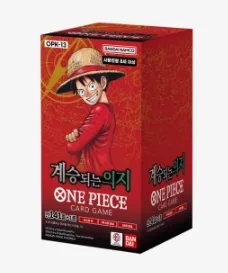 원피스 TCG OPK-13 부스터 팩 계승되는 의지 박스 (24팩/한글판) 이미지 1