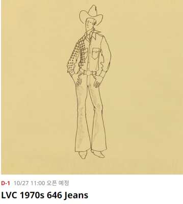 리바이스 1970s 646진