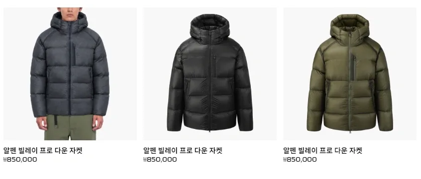 살로몬 알펜 빌레이 프로 다운 자켓 이미지 1