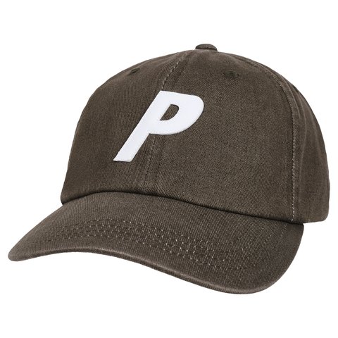 BLEACHED DENIM P 6-PANEL BROWN