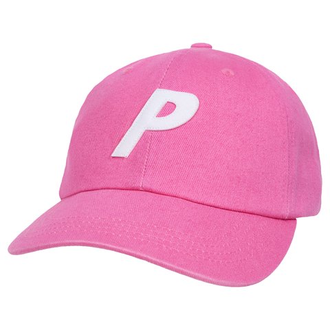 BLEACHED DENIM P 6-PANEL PINK