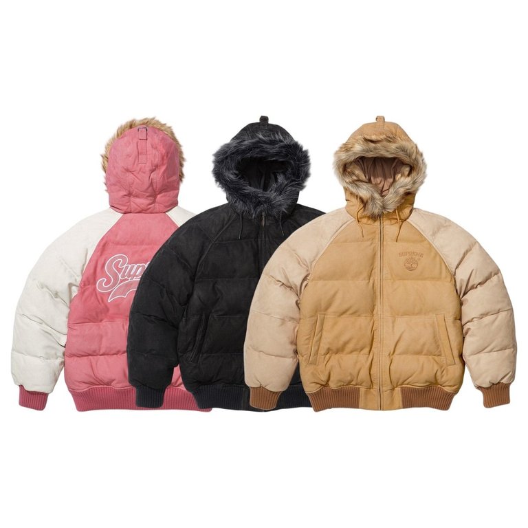 Supreme®/Timberland® Suede Puffer Jacket